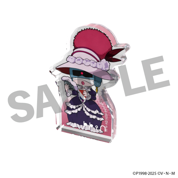 【キキョウ】ダイカットアクリルブロック