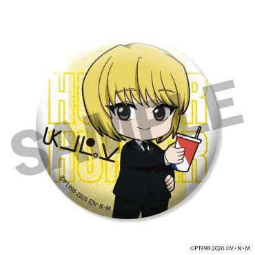 【クラピカ ドリンクver.】ラメ缶バッジ