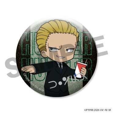 【フィンクス ドリンクver.】ラメ缶バッジ