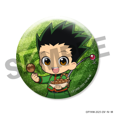 【ゴン】ラメ缶バッジ