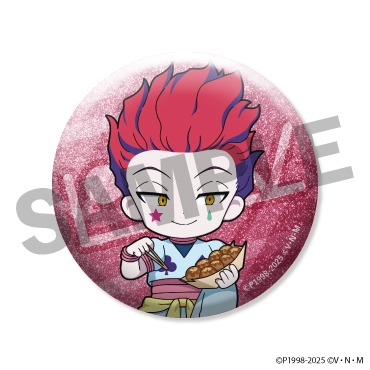 【ヒソカ】ラメ缶バッジ