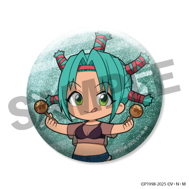 【メンチ】ラメ缶バッジ